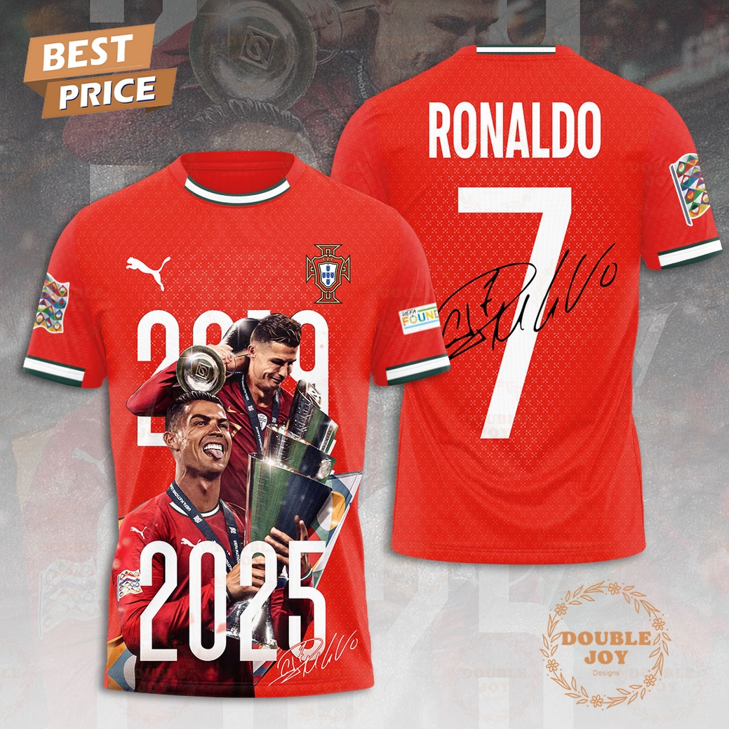 Cristiano Ronaldo x Portugal UEFA Nations League 2025 Champions Limited Edition T-Shirt, Hoodie Cristiano Ronaldo x Portugal UEFA Nations League 2025 Champions Limited Edition T-Shirt, Hoodie