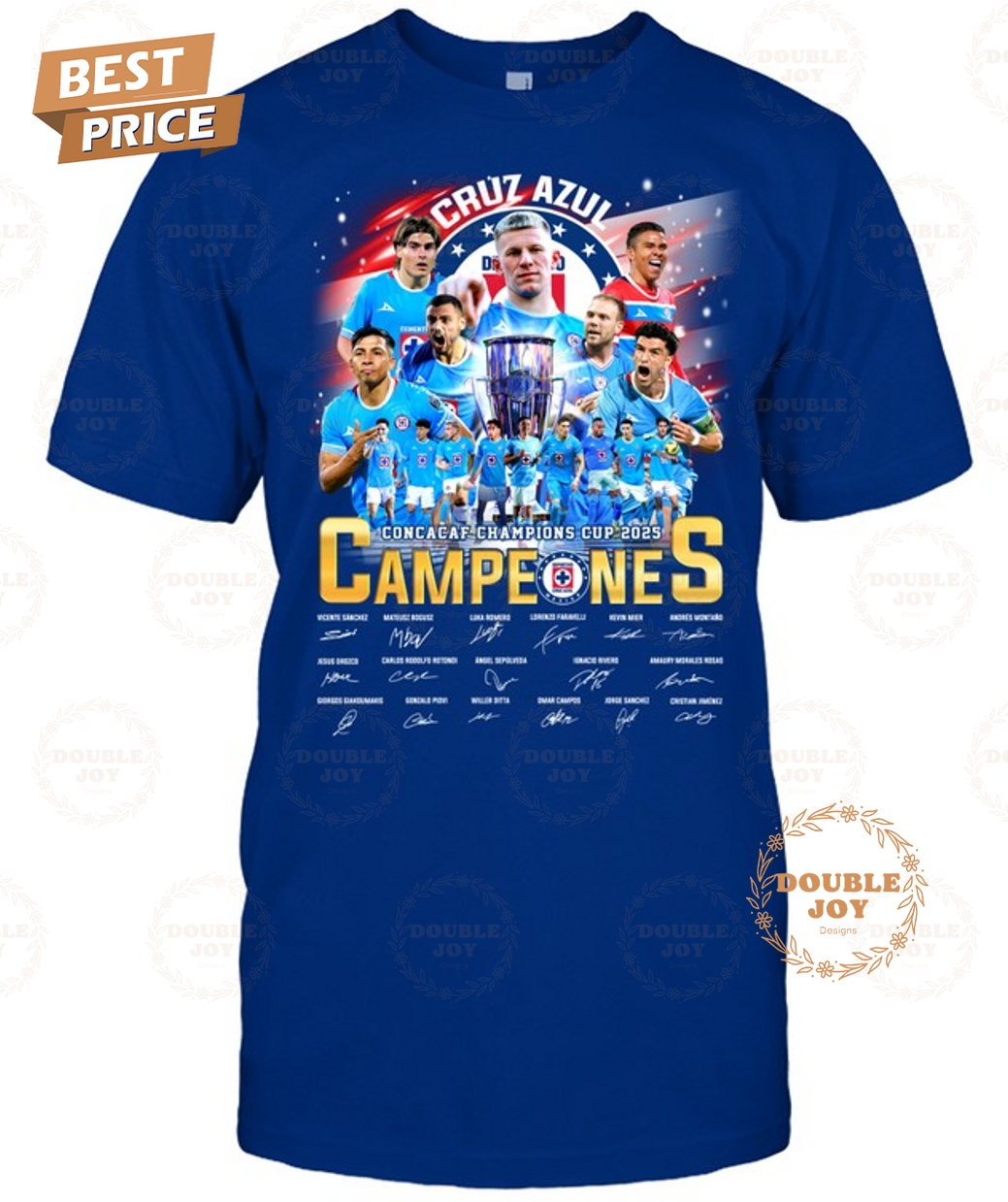 Cruz Azul Concacaf Champions Cup 2025 Limited Edition T-Shirt Cruz Azul Concacaf Champions Cup 2025 Limited Edition T-Shirt