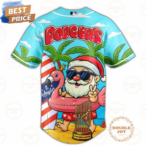 Los Angeles Dodgers Christmas In July 2025 Special Edition Baseball Jersey