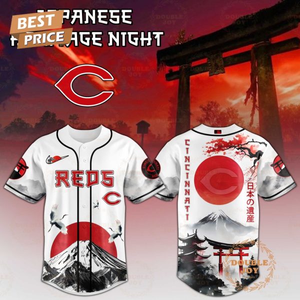 Cincinnati Reds Japanese Heritage Night 2025 Limited Edition Baseball Jersey