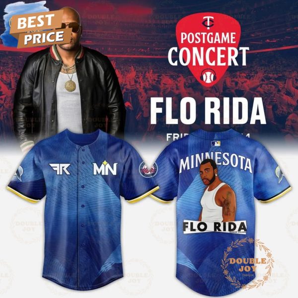 Flo Rida Minnesota Twins 2025 Postgame Concert Limited Edition Baseball Jersey