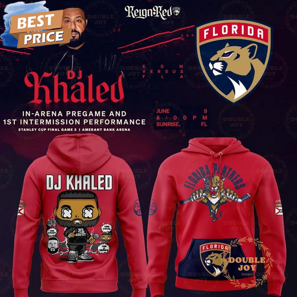 Florida Panthers x DJ Khaled 2025 Limited Edition Hoodie Florida Panthers x DJ Khaled 2025 Limited Edition Hoodie