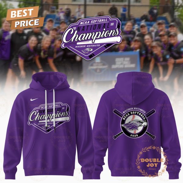 Wisconsin-Whitewater Warhawks 2025 NCAA Softball Division III Champions Limited Edition T-Shirt, Hoodie