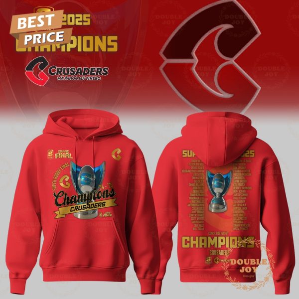Grand Final Champions 24-25 Crusaders Limited Edition Hoodie