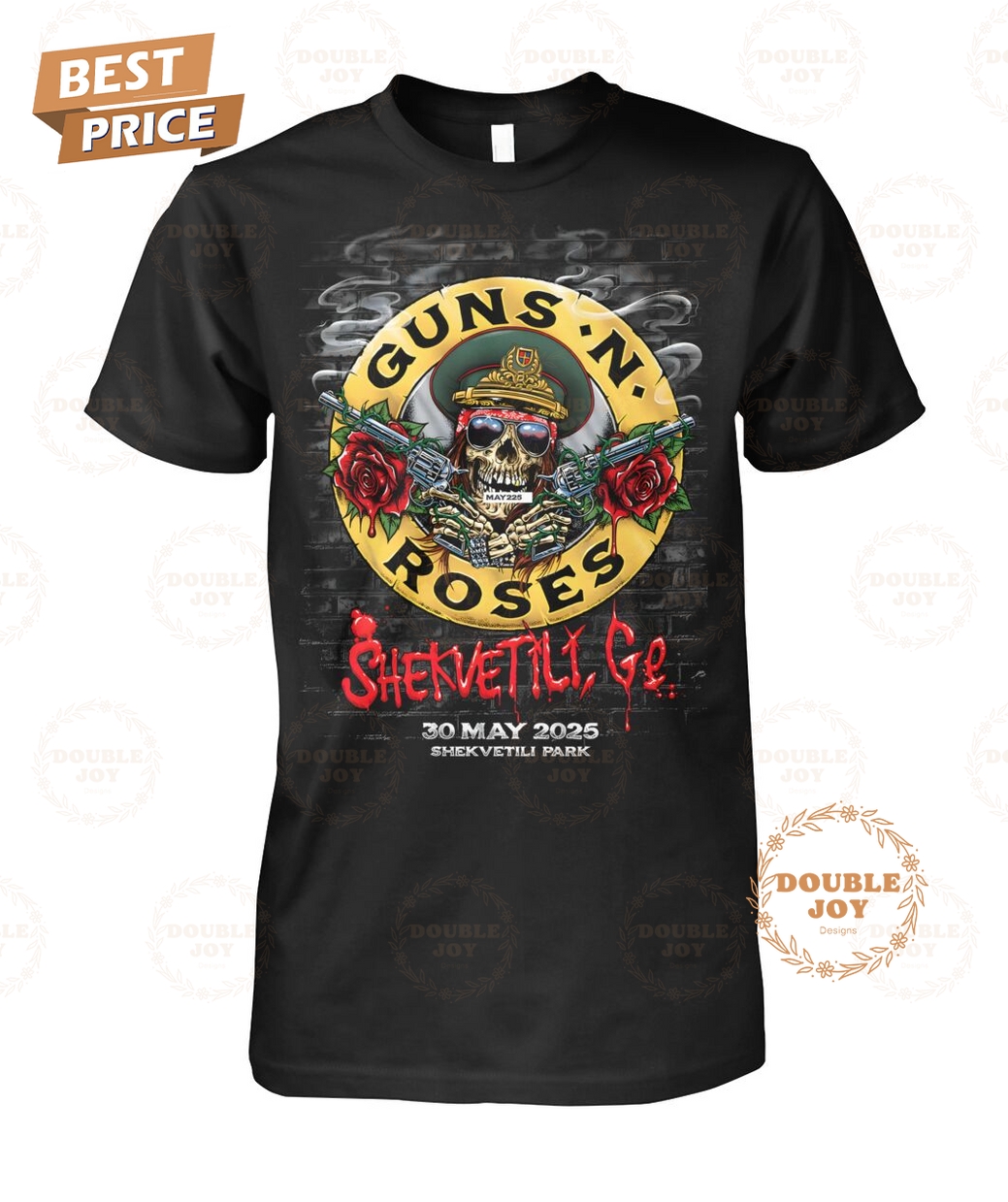 Guns N Roses Shekvetili Ge Tour 2025 Limited Edition T-Shirt Guns N Roses Shekvetili Ge Tour 2025 Limited Edition T-Shirt