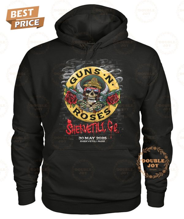 Guns N Roses Shekvetili Ge Tour 2025 Limited Edition T-Shirt
