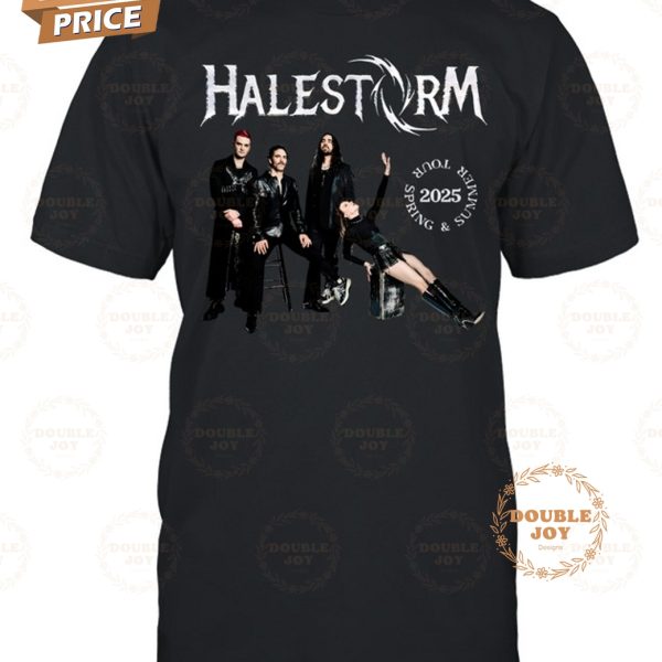 Halestorm Spring And Summer Tour 2025 Limited Edition T-Shirt