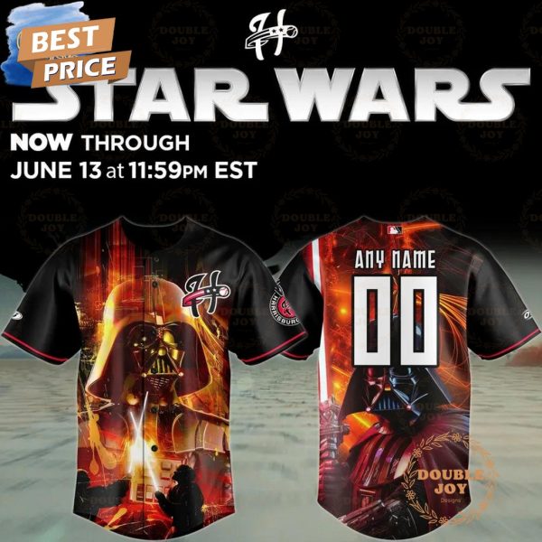 Harrisburg Senators Star Wars June 13 2025 Custom Name Special Edition Baseball Jersey