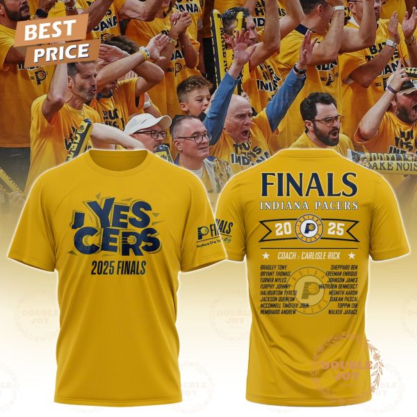 Indiana Pacers 2025 Finals Champions Yes Cers T-Shirt, Hoodie