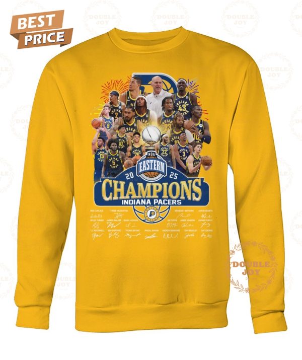 Indiana Pacers NBA Eastern 2025 Champions T-Shirt