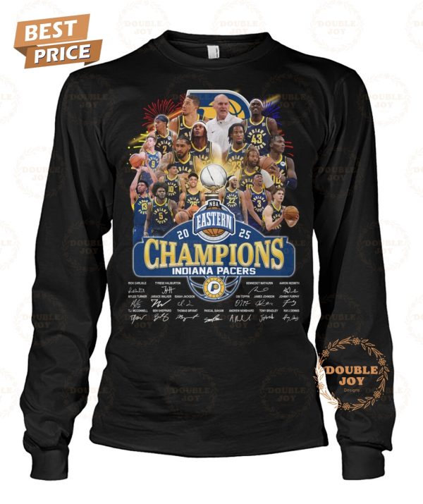 Indiana Pacers NBA Eastern 2025 Champions T-Shirt