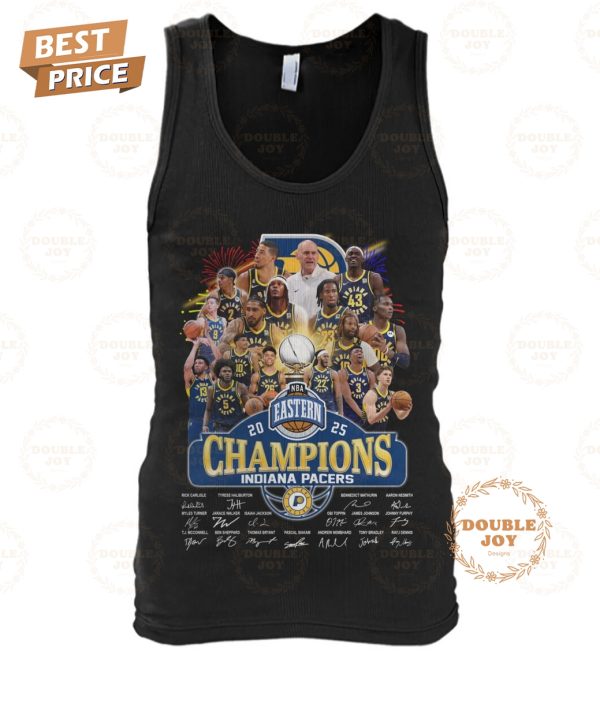 Indiana Pacers NBA Eastern 2025 Champions T-Shirt