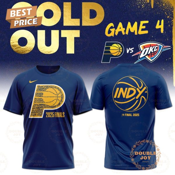 Indiana Pacers x Oklahoma City Thunder Gold Out Game 4 Limited Edition T-Shirt, Hoodie