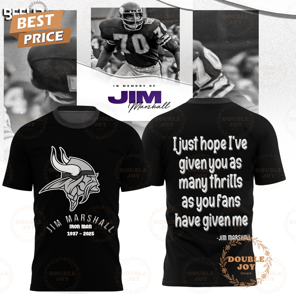 Jim Marshall Iron Man 1937-2025 Limited Edition T-Shirt, Hoodie Jim Marshall Iron Man 1937-2025 Limited Edition T-Shirt, Hoodie