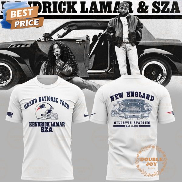 Kendrick Lamar x SZA Grand National Tour New England Gillette Stadium Limited Edition T-Shirt, Hoodie