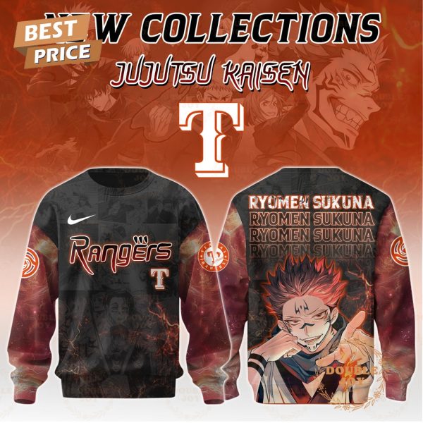 Texas Rangers 2025 Jujutsu Kaisen Ryomen Sukuna Special Edition T-Shirt, Hoodie