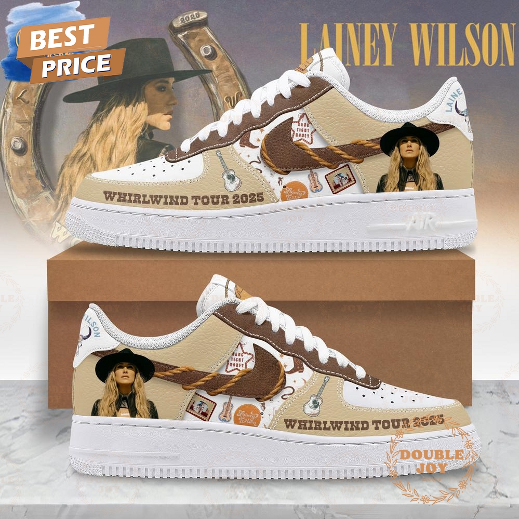 Lainey Wilson 2025 Whirlwind World Tour Limited Edition Air Force 1 Sneakers Lainey Wilson 2025 Whirlwind World Tour Limited Edition Air Force 1 Sneakers