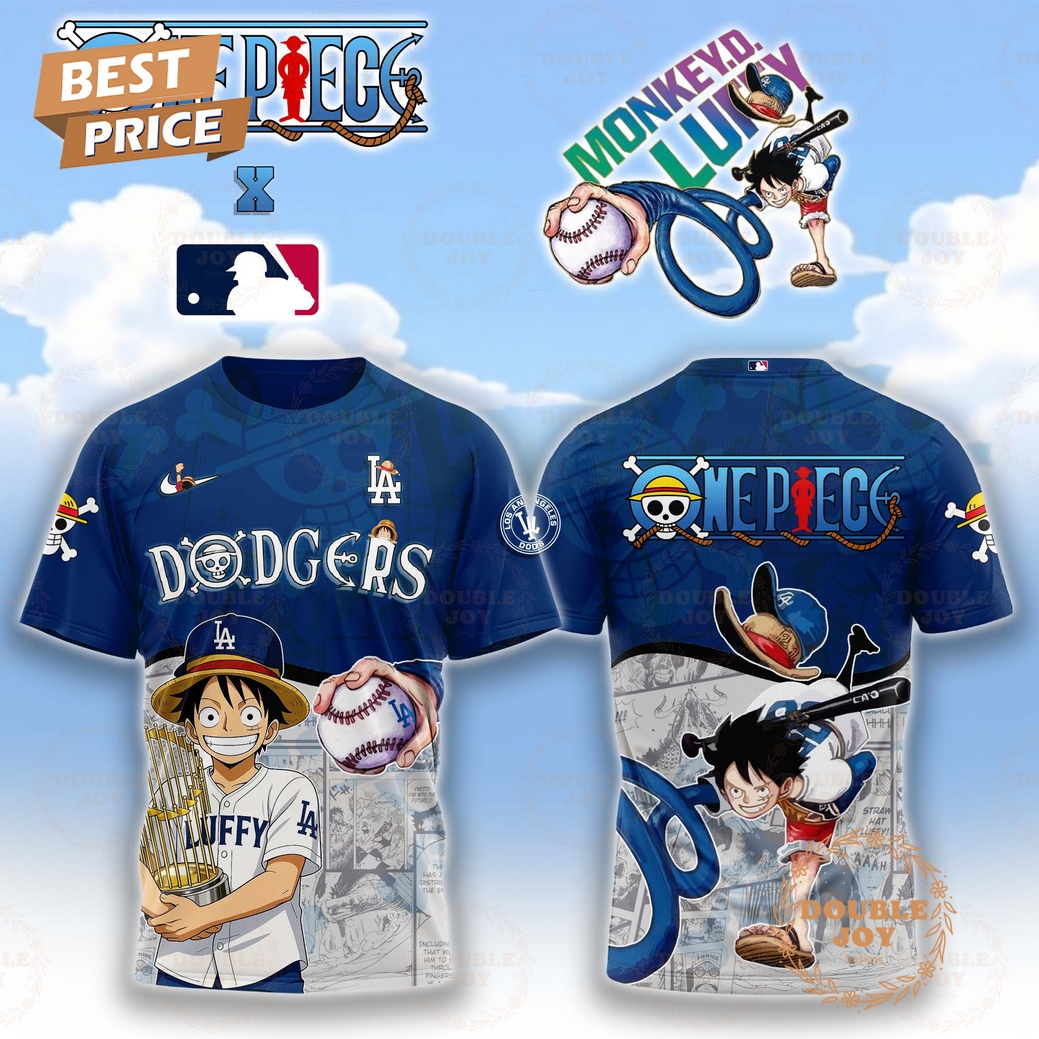 Los Angeles Dodgers 2025 Monkey D Luffy In One Piece Limited Edition T-Shirt, Hoodie Los Angeles Dodgers 2025 Monkey D Luffy In One Piece Limited Edition T-Shirt, Hoodie