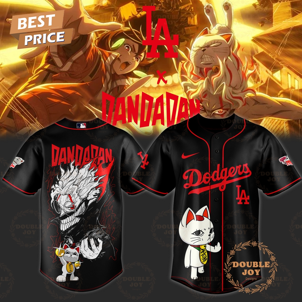 Los Angeles Dodgers Dandadan 2025 Limited Edition Baseball Jersey Los Angeles Dodgers Dandadan 2025 Limited Edition Baseball Jersey