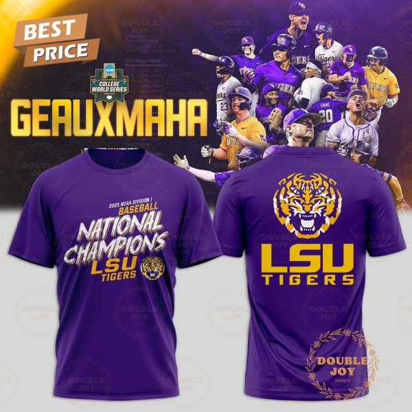 LSU Tiger 2025 NCAA Baseball National Champions Special Edition T-Shirt, Hoodie – Purple