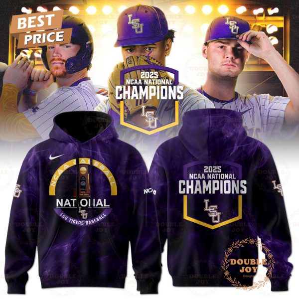 LSU Tigers Baseball 2025 NCAA National Champions Special Edition Hoodie
