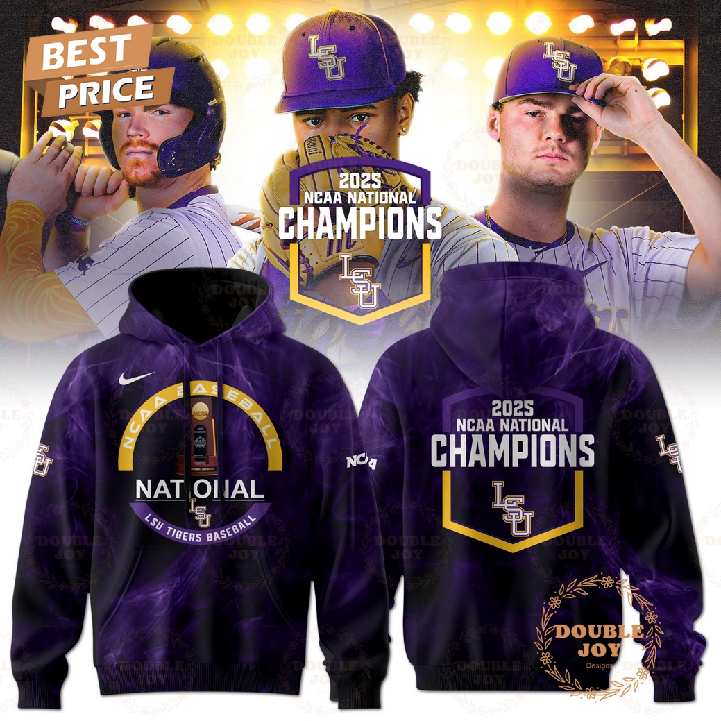 LSU Tigers Baseball 2025 NCAA National Champions Special Edition Hoodie LSU Tigers Baseball 2025 NCAA National Champions Special Edition Hoodie