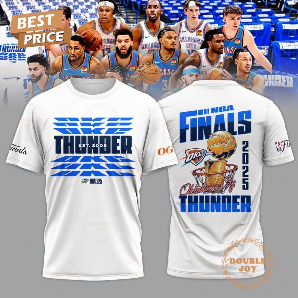 NBA Finals 2025 Oklahoma City Thunder Limited Edition T-Shirt, Hoodie – White