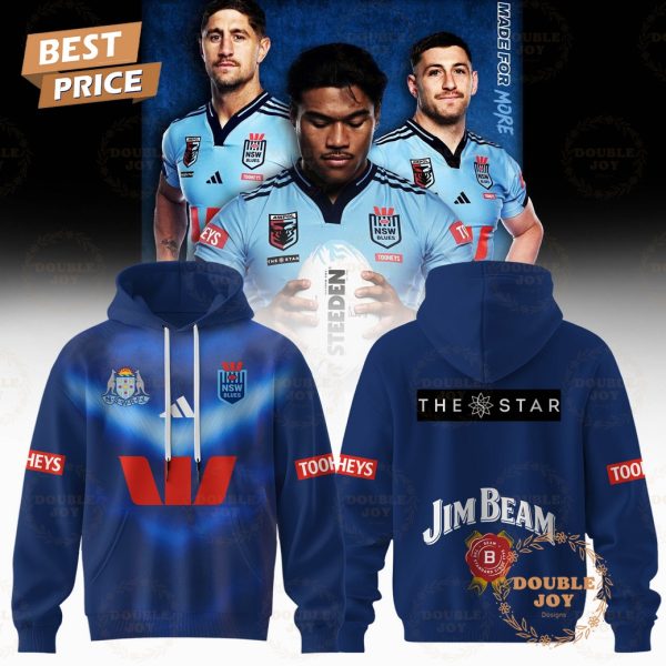 New South Wales Blues The Star Jim Beam Special Edition Hoodie