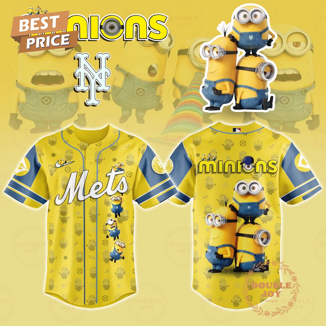 New York Mets Minions 2025 Limited Edition Baseball Jersey New York Mets Minions 2025 Limited Edition Baseball Jersey
