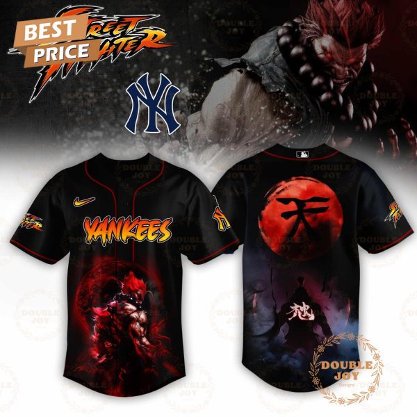New York Yankees Street Fighter 2025 Limited Edition Baseball Jersey