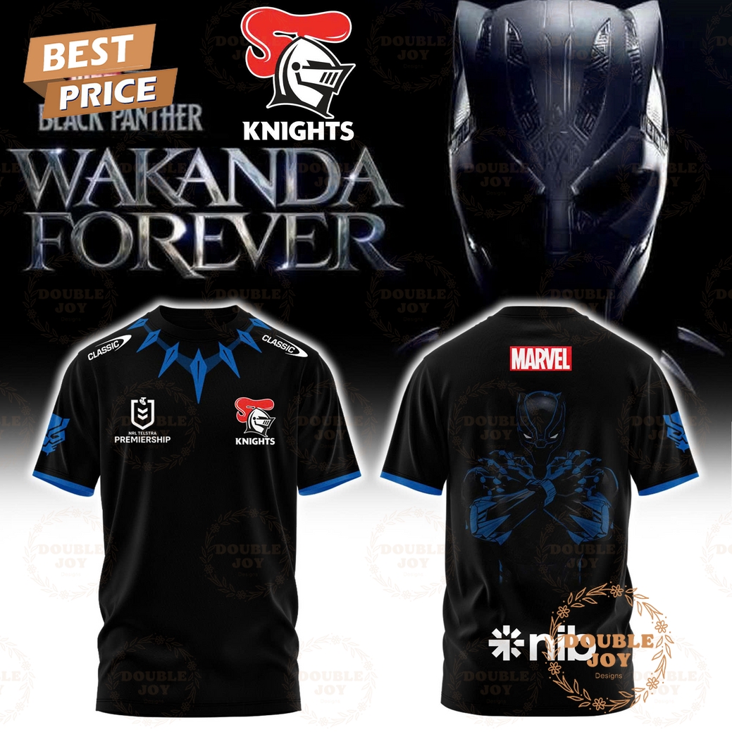 Newcastle Knights Black Panther 2025 Wakanda Forever Limited Edition T-Shirt, Hoodie Newcastle Knights Black Panther 2025 Wakanda Forever Limited Edition T-Shirt, Hoodie