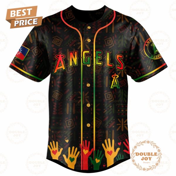 Los Angeles Angels Happy Juneteenth They Not Like Us Limited Edition Baseball Jersey