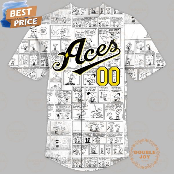 Reno Aces Peanuts Night 2025 Custom Name Limited Edition Baseball Jersey