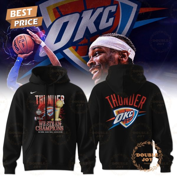Oklahoma City Thunder Shai Gilgeous-Alexander Finals NBA Western Conference Champions Hoodie