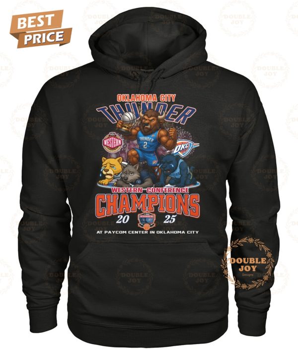 Oklahoma City Thunder Western Conference Champions 2025 T-Shirt