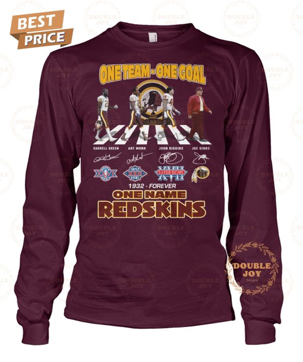 One Team-One Goal-One Name Washington Redskins 1932-Forever Limited Edition T-Shirt