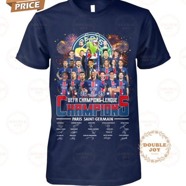 Paris Saint-Germain FC 2025 UEFA Champions League T-Shirt