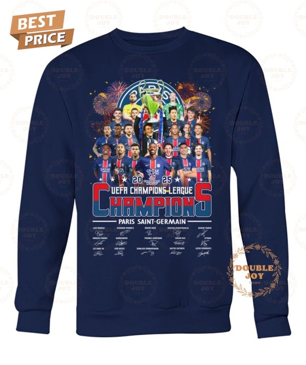 Paris Saint-Germain FC 2025 UEFA Champions League T-Shirt