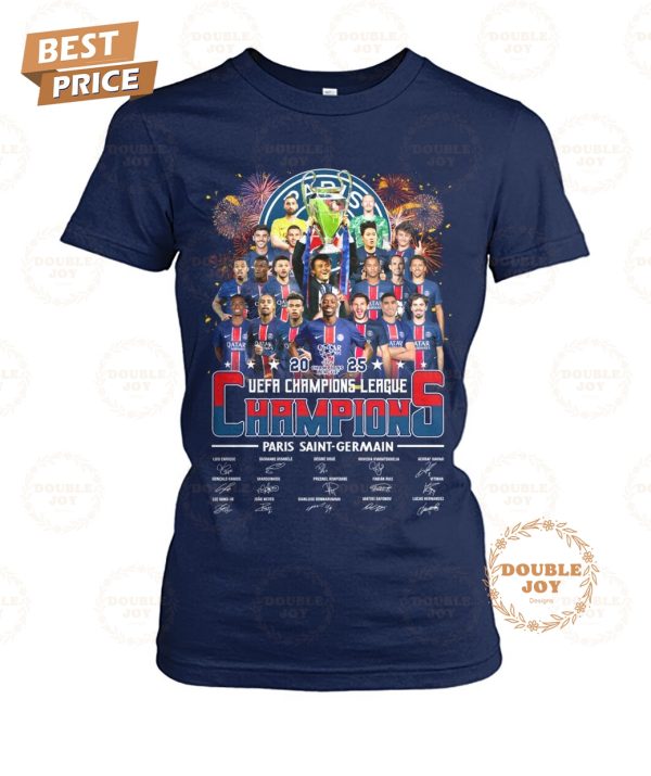 Paris Saint-Germain FC 2025 UEFA Champions League T-Shirt