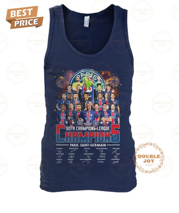 Paris Saint-Germain FC 2025 UEFA Champions League T-Shirt
