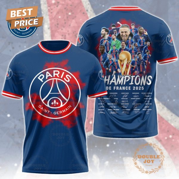 Paris Saint-Germain FC Champions De France 2025 Special Edition T-Shirt, Hoodie