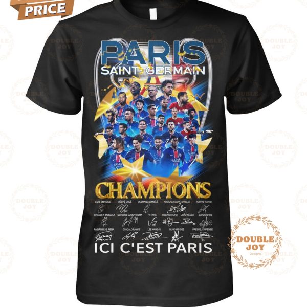 Paris Saint-Germain FC Champions Ici C’est Paris Special Edition T-Shirt