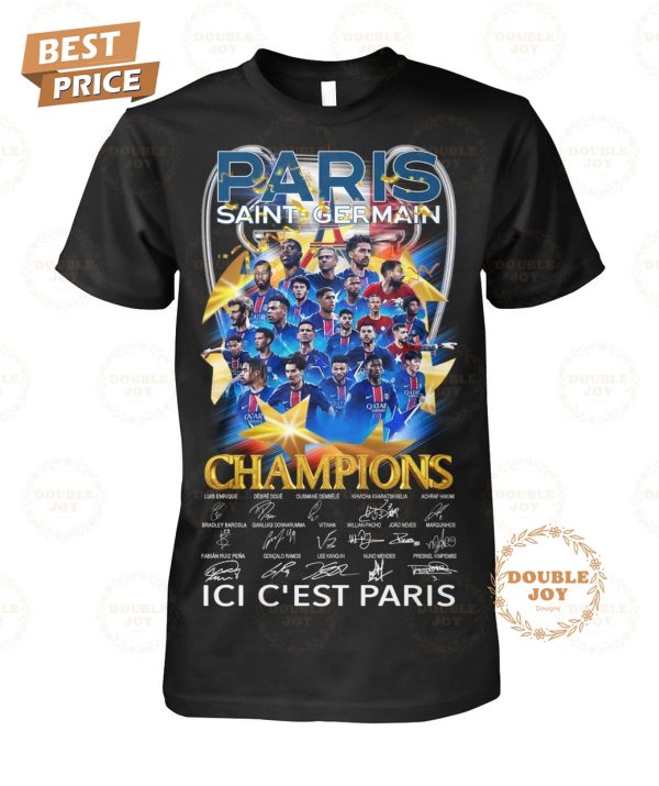 Paris Saint-Germain FC Champions Ici C’est Paris Special Edition T-Shirt