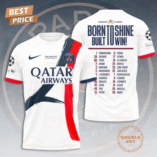 Paris Saint-Germain FC Champions Of Europe Final Munich 2025 T-Shirt, Hoodie
