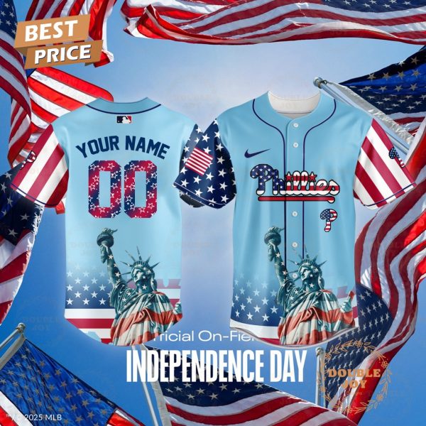 Philadelphia Phillies Independence Day Custom Name 2025 Limited Edition Baseball Jersey