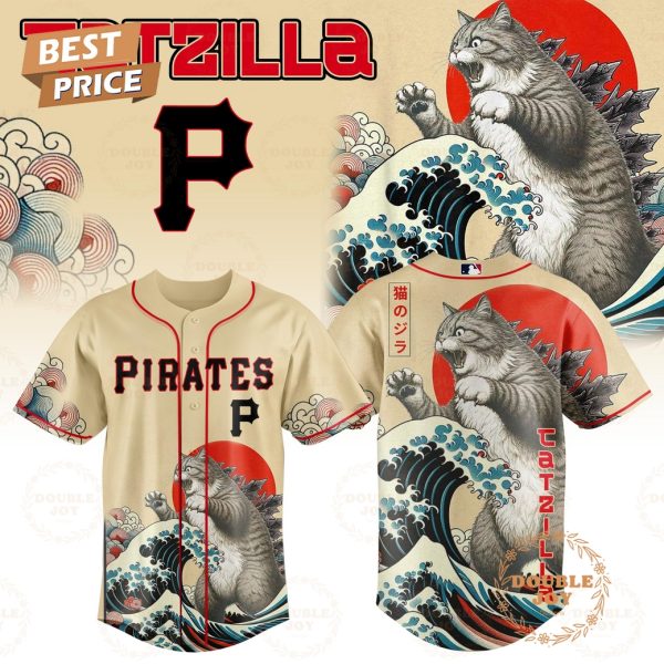 Pittsburgh Pirates Catzilla 2025 Japan Limited Edition Baseball Jersey