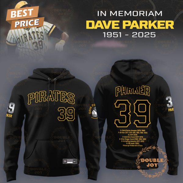 Pittsburgh Pirates In Memoriam Dave Parker 1951-2025 Limited Edition Hoodie