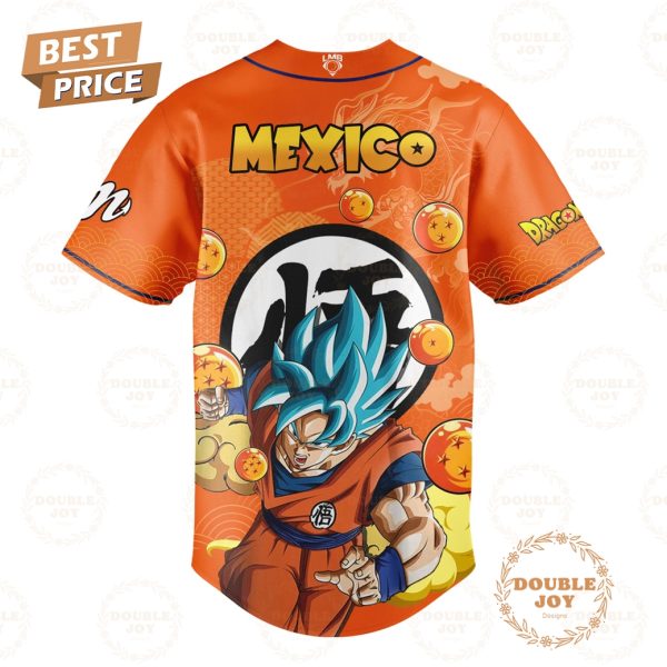 2025 Goku x Diablos Rojos Del Mexico Dragonball Limited Edition Baseball Jersey