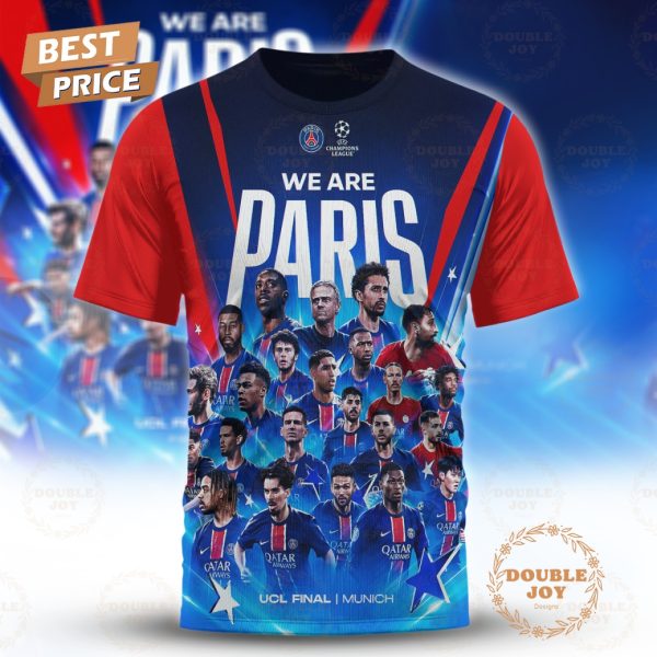 We Are Paris Saint-Germain FC 2025 Custom Name Limited Edition T-Shirt, Hoodie