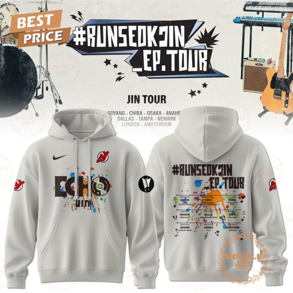 New Jersey Devils x Jin Tour – RunSeokjin Ep Tour 2025 T-Shirt, Hoodie